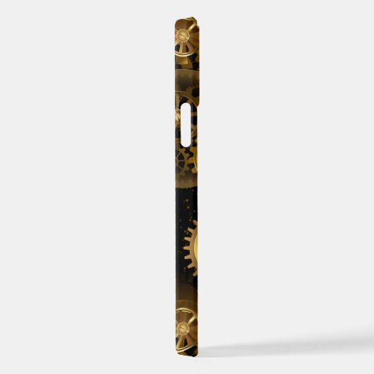 Coque iPhone 12 Pro Équipements en laiton sans vapeur (Côté droit)