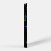 Coque iPhone 12 Pro Étoiles multicolores scintillantes (Côté droit)