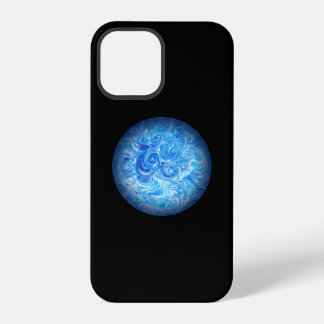 Coque iPhone 12 Pro Étui de téléphone en art fluide Calm Tide