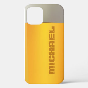 Coque iPhone 12 Pro Étuis de téléphone à nom personnalisé BEER