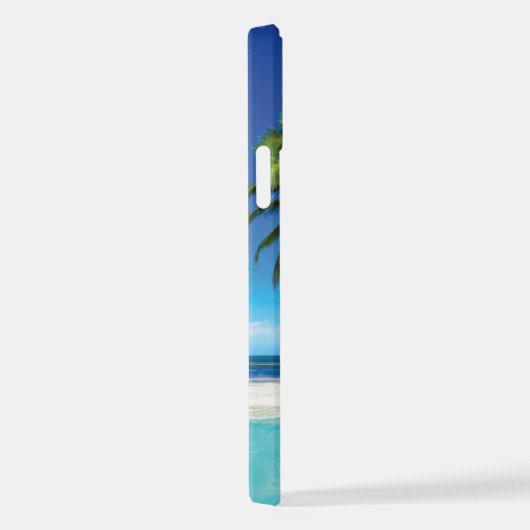 Coque iPhone 12 Pro Exotic beach throw pillow (Côté droit)