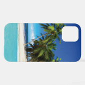 Coque iPhone 12 Pro Exotic beach throw pillow (Verso Horizontal)