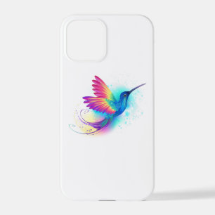 Coque iPhone 12 Pro Exotic Rainbow Hummingbird