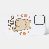 Coque iPhone 12 Pro Feline in Bloom (Verso Horizontal)