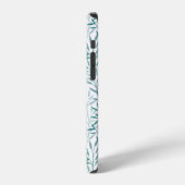 Coque iPhone 12 Pro Feuilles et branches transparentes (Côté gauche)