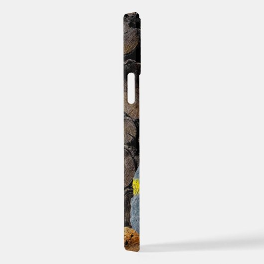 Coque iPhone 12 Pro Flèche jaune (Côté droit)