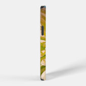 Coque iPhone 12 Pro Fleur de Dahlia Jaune (Côté droit)