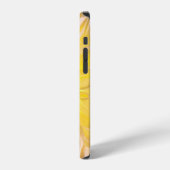 Coque iPhone 12 Pro Fleur de Dahlia Jaune (Côté gauche)