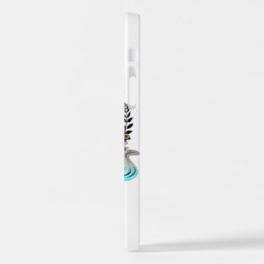 Coque iPhone 12 Pro Fleur Lotus (Côté gauche)