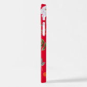 Coque iPhone 12 Pro Fleurs jaunes et roses blanches 13 (Côté gauche)