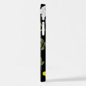 Coque iPhone 12 Pro Fleurs jaunes et roses blanches 2 (Côté gauche)