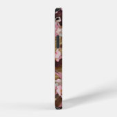 Coque iPhone 12 Pro Fleurs pastel rustique rose (Côté droit)