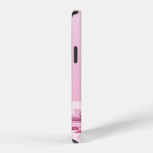 Coque iPhone 12 Pro Fleurs roses et vagues (Côté droit)