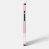 Coque iPhone 12 Pro Fleurs roses et vagues (Côté gauche)
