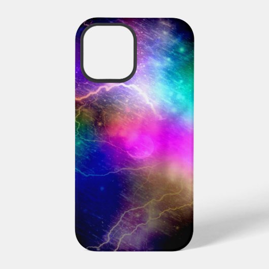 Coque iPhone 12 Pro Galaxie nébuleuse dans l'espace (Verso)