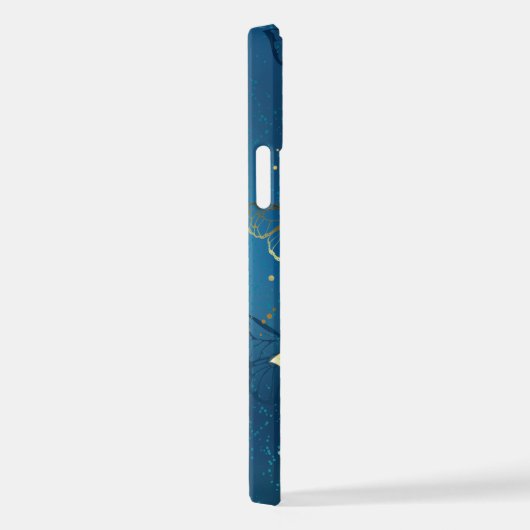 Coque iPhone 12 Pro Golden butterflies (Côté droit)