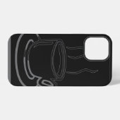 Coque iPhone 12 Pro Graphisme de tasse à café (Verso Horizontal)