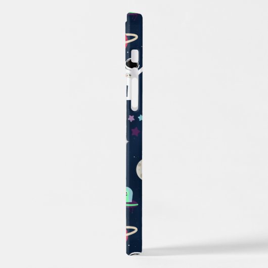 Coque iPhone 12 Pro Illustration du Motif spatial (Côté gauche)
