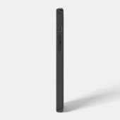 Coque iPhone 12 Pro Initiales superposées 2 Modernes | Gris sur Gris (Côté gauche)