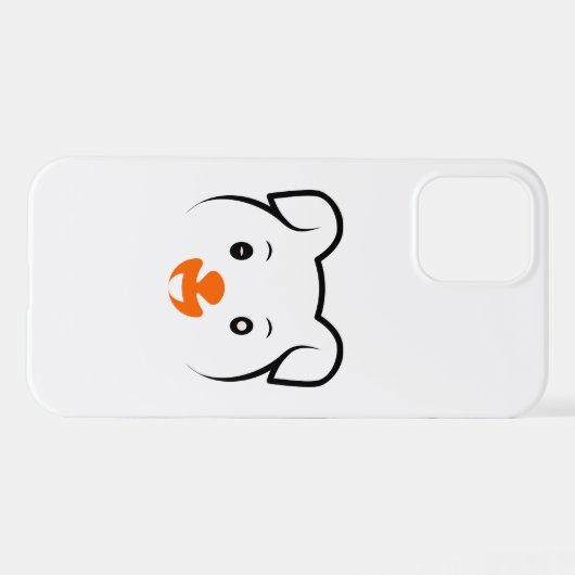 Coque iPhone 12 Pro Joli chiot (Verso Horizontal)