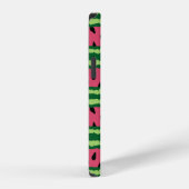 Coque iPhone 12 Pro Joli motif pastèque rose et vert (Côté droit)
