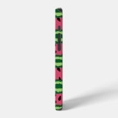 Coque iPhone 12 Pro Joli motif pastèque rose et vert (Côté gauche)