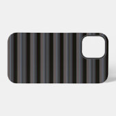 Coque iPhone 12 Pro Jolies rayures rétro modernes (Verso Horizontal)