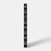 Coque iPhone 12 Pro Jolies rayures rétro modernes (Côté gauche)