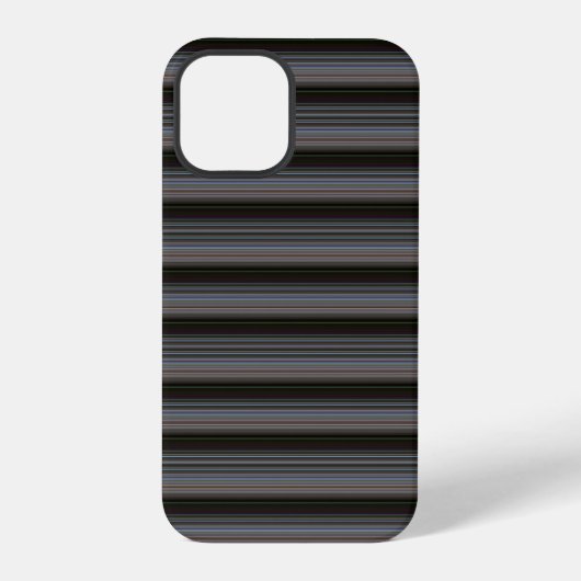 Coque iPhone 12 Pro Jolies rayures rétro modernes (Verso)