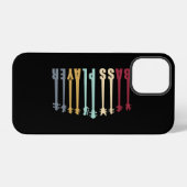 Coque iPhone 12 Pro Joueur de basse (Verso Horizontal)