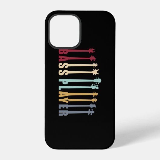 Coque iPhone 12 Pro Joueur de basse (Verso)