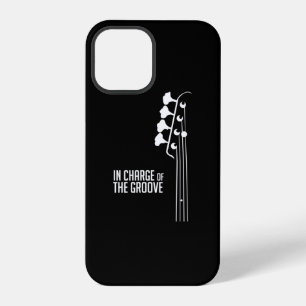 Coque iPhone 12 Pro Joueur de Basse Chargé du Groove