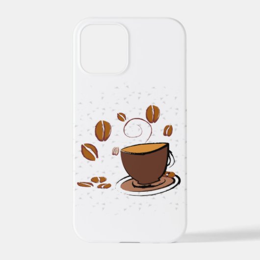 Coque iPhone 12 Pro L'amour du café (Verso)