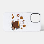 Coque iPhone 12 Pro L'amour du café (Verso Horizontal)