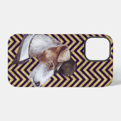 Coque iPhone 12 Pro Le Gentleman Airedale (Verso Horizontal)