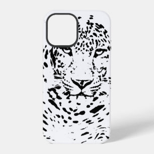 Coque iPhone 12 Pro Léopard noir blanc