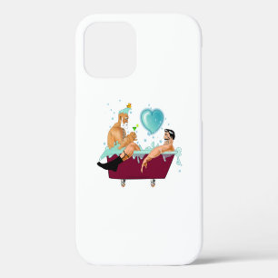 Coque iPhone 12 Pro Les deux hommes gays de SlipperyJoe adorent la bai