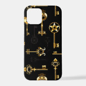 Coque iPhone 12 Pro Les Patters de Seamless avec Golden Keys (Verso)