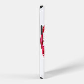 Coque iPhone 12 Pro L'infini avec du vin rouge (Côté droit)