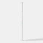 Coque iPhone 12 Pro L'infini avec plume violette (Côté droit)