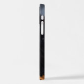 Coque iPhone 12 Pro Loup noir (Côté gauche)