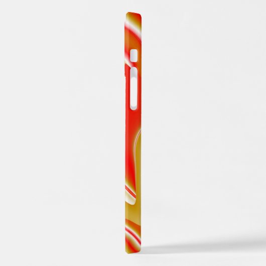 Coque iPhone 12 Pro Love and Gold Abstrait 3D Rainbowart (Côté gauche)