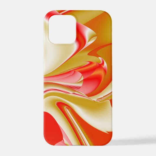 Coque iPhone 12 Pro Love and Gold Abstrait 3D Rainbowart (Verso)