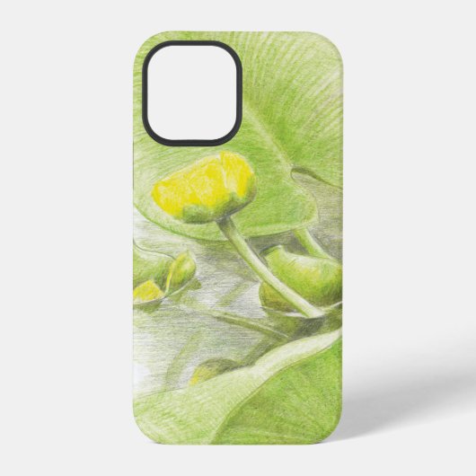 Coque iPhone 12 Pro Lys de fleurs (Verso)