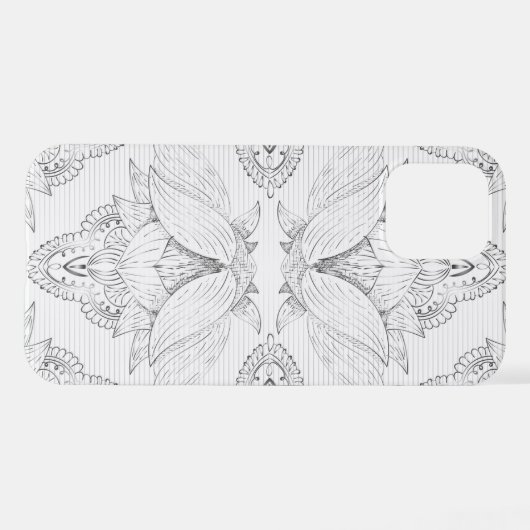 Coque iPhone 12 Pro Mandala 3 (Verso Horizontal)