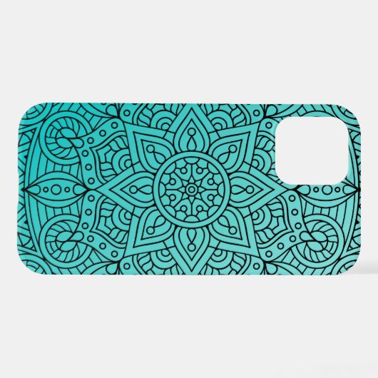 Coque iPhone 12 Pro Mandala 38 de luxe (Verso Horizontal)
