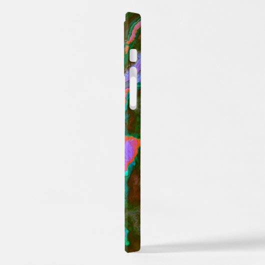 Coque iPhone 12 Pro Marbre aigre (Côté gauche)