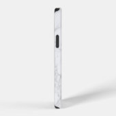 Coque iPhone 12 Pro Marbre Blanc (Côté droit)