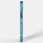 Coque iPhone 12 Pro Max Abalone Pāua Shell Aqua Blue (Côté droit)