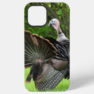 Coque iPhone 12 Pro Max Affichage de plumes de dindon Tom